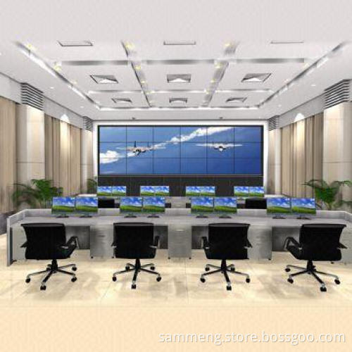 52-inch Spliced Screen Video Wall, 250W Power, Supports RS232 Control and Remote Control